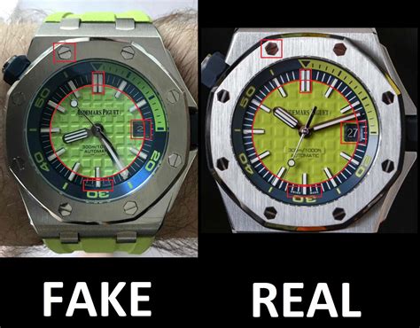 audemars piguet real vs fake|real ap.